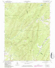 Sugarloaf Mtn Virginia Historical topographic map, 1:24000 scale, 7.5 X 7.5 Minute, Year 1962