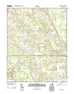 Sunbeam Virginia Historical topographic map, 1:24000 scale, 7.5 X 7.5 Minute, Year 2013