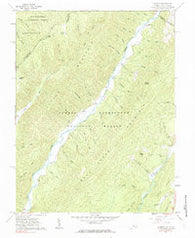 Sunrise Virginia Historical topographic map, 1:24000 scale, 7.5 X 7.5 Minute, Year 1961