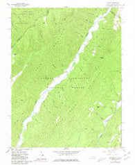 Sunrise Virginia Historical topographic map, 1:24000 scale, 7.5 X 7.5 Minute, Year 1961