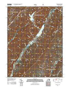 Sunrise Virginia Historical topographic map, 1:24000 scale, 7.5 X 7.5 Minute, Year 2011