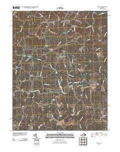 Supply Virginia Historical topographic map, 1:24000 scale, 7.5 X 7.5 Minute, Year 2011
