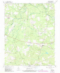 Sussex Virginia Historical topographic map, 1:24000 scale, 7.5 X 7.5 Minute, Year 1967