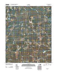 Sussex Virginia Historical topographic map, 1:24000 scale, 7.5 X 7.5 Minute, Year 2011