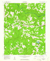 Sutherland Virginia Historical topographic map, 1:24000 scale, 7.5 X 7.5 Minute, Year 1943