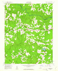 Sutherland Virginia Historical topographic map, 1:24000 scale, 7.5 X 7.5 Minute, Year 1943
