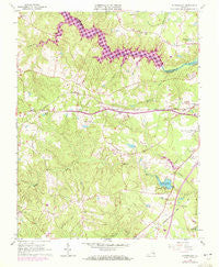 Sutherland Virginia Historical topographic map, 1:24000 scale, 7.5 X 7.5 Minute, Year 1963
