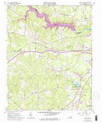 Sutherland Virginia Historical topographic map, 1:24000 scale, 7.5 X 7.5 Minute, Year 1963