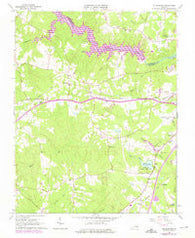 Sutherland Virginia Historical topographic map, 1:24000 scale, 7.5 X 7.5 Minute, Year 1963