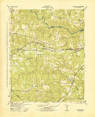 Sutherland Virginia Historical topographic map, 1:31680 scale, 7.5 X 7.5 Minute, Year 1944