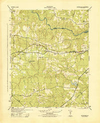 Sutherland Virginia Historical topographic map, 1:31680 scale, 7.5 X 7.5 Minute, Year 1944