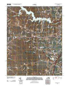 Sutherland Virginia Historical topographic map, 1:24000 scale, 7.5 X 7.5 Minute, Year 2010