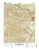 Sutherland Virginia Current topographic map, 1:24000 scale, 7.5 X 7.5 Minute, Year 2016