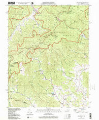 Swift Run Gap Virginia Historical topographic map, 1:24000 scale, 7.5 X 7.5 Minute, Year 1997