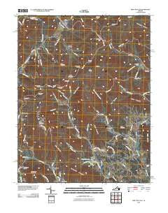 Swift Run Gap Virginia Historical topographic map, 1:24000 scale, 7.5 X 7.5 Minute, Year 2010