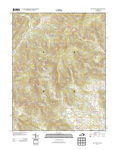 Swift Run Gap Virginia Historical topographic map, 1:24000 scale, 7.5 X 7.5 Minute, Year 2013