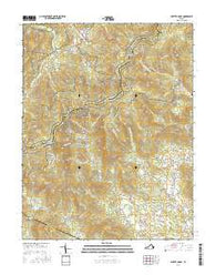 Swift Run Gap Virginia Current topographic map, 1:24000 scale, 7.5 X 7.5 Minute, Year 2016