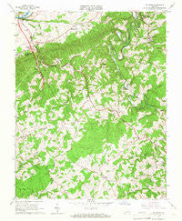 Sylvatus Virginia Historical topographic map, 1:24000 scale, 7.5 X 7.5 Minute, Year 1965