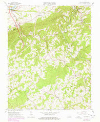 Sylvatus Virginia Historical topographic map, 1:24000 scale, 7.5 X 7.5 Minute, Year 1965