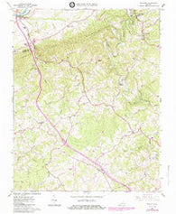 Sylvatus Virginia Historical topographic map, 1:24000 scale, 7.5 X 7.5 Minute, Year 1965