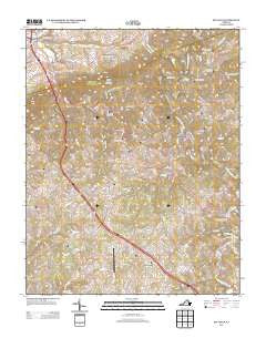 Sylvatus Virginia Historical topographic map, 1:24000 scale, 7.5 X 7.5 Minute, Year 2013
