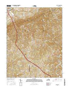 Sylvatus Virginia Current topographic map, 1:24000 scale, 7.5 X 7.5 Minute, Year 2016