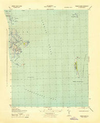 Tangier Island Virginia Historical topographic map, 1:31680 scale, 7.5 X 7.5 Minute, Year 1943