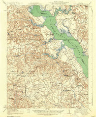 Tappahannock Virginia Historical topographic map, 1:62500 scale, 15 X 15 Minute, Year 1919