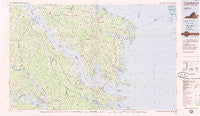 Tappahannock Virginia Historical topographic map, 1:100000 scale, 30 X 60 Minute, Year 1984