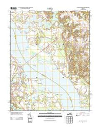Tappahannock Virginia Historical topographic map, 1:24000 scale, 7.5 X 7.5 Minute, Year 2013