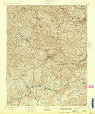 Tazewell Virginia Historical topographic map, 1:125000 scale, 30 X 30 Minute, Year 1897