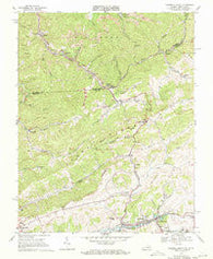 Tazewell North Virginia Historical topographic map, 1:24000 scale, 7.5 X 7.5 Minute, Year 1968