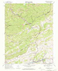 Tazewell North Virginia Historical topographic map, 1:24000 scale, 7.5 X 7.5 Minute, Year 1968