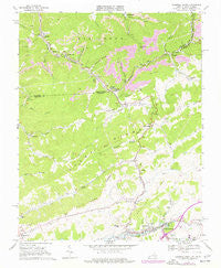 Tazewell North Virginia Historical topographic map, 1:24000 scale, 7.5 X 7.5 Minute, Year 1968