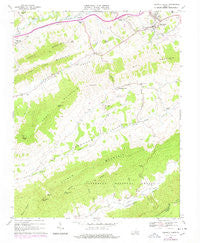 Tazewell South Virginia Historical topographic map, 1:24000 scale, 7.5 X 7.5 Minute, Year 1968
