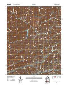 Tazewell North Virginia Historical topographic map, 1:24000 scale, 7.5 X 7.5 Minute, Year 2011