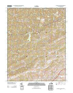 Tazewell North Virginia Historical topographic map, 1:24000 scale, 7.5 X 7.5 Minute, Year 2013