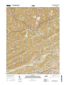 Tazewell North Virginia Current topographic map, 1:24000 scale, 7.5 X 7.5 Minute, Year 2016