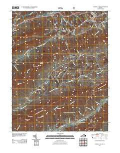 Tazewell South Virginia Historical topographic map, 1:24000 scale, 7.5 X 7.5 Minute, Year 2011