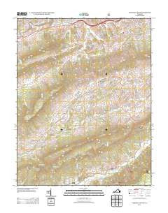 Tazewell South Virginia Historical topographic map, 1:24000 scale, 7.5 X 7.5 Minute, Year 2013