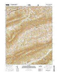 Tazewell South Virginia Current topographic map, 1:24000 scale, 7.5 X 7.5 Minute, Year 2016