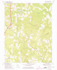 Templeton Virginia Historical topographic map, 1:24000 scale, 7.5 X 7.5 Minute, Year 1969