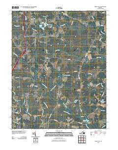 Templeton Virginia Historical topographic map, 1:24000 scale, 7.5 X 7.5 Minute, Year 2010