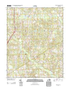 Templeton Virginia Historical topographic map, 1:24000 scale, 7.5 X 7.5 Minute, Year 2013