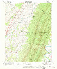 Tenth Legion Virginia Historical topographic map, 1:24000 scale, 7.5 X 7.5 Minute, Year 1967