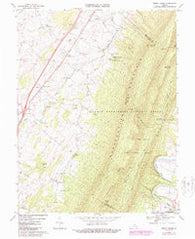Tenth Legion Virginia Historical topographic map, 1:24000 scale, 7.5 X 7.5 Minute, Year 1967