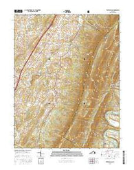 Tenth Legion Virginia Current topographic map, 1:24000 scale, 7.5 X 7.5 Minute, Year 2016