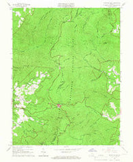 Thornton Gap Virginia Historical topographic map, 1:24000 scale, 7.5 X 7.5 Minute, Year 1965