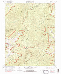 Thornton Gap Virginia Historical topographic map, 1:24000 scale, 7.5 X 7.5 Minute, Year 1965