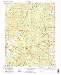Thornton Gap Virginia Historical topographic map, 1:24000 scale, 7.5 X 7.5 Minute, Year 1994